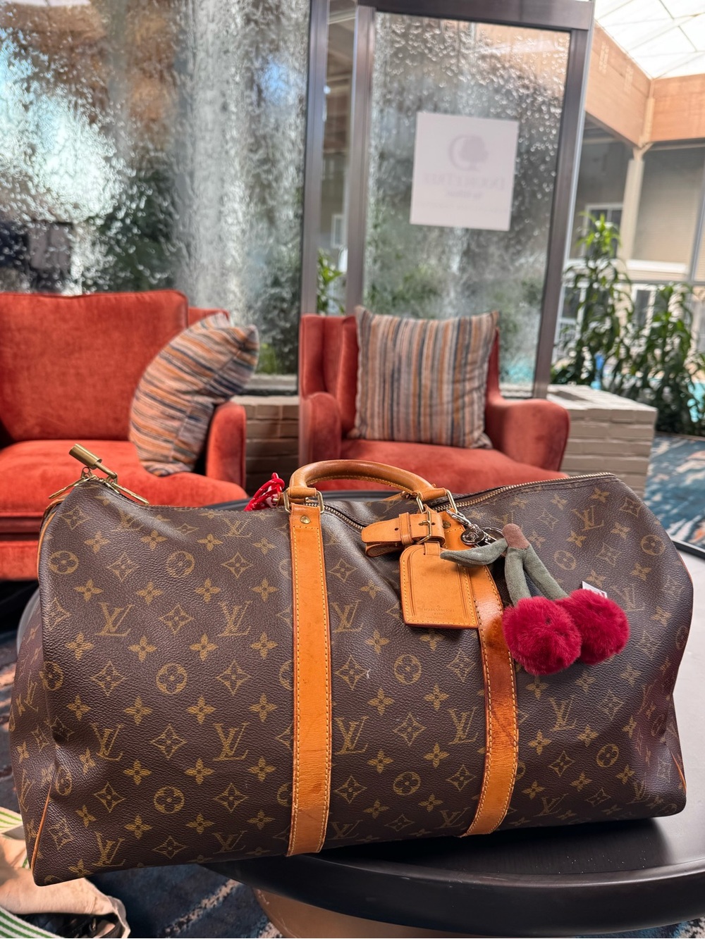 Louis Vuitton duffle bag Keepall 50 - Picture 9 of 12